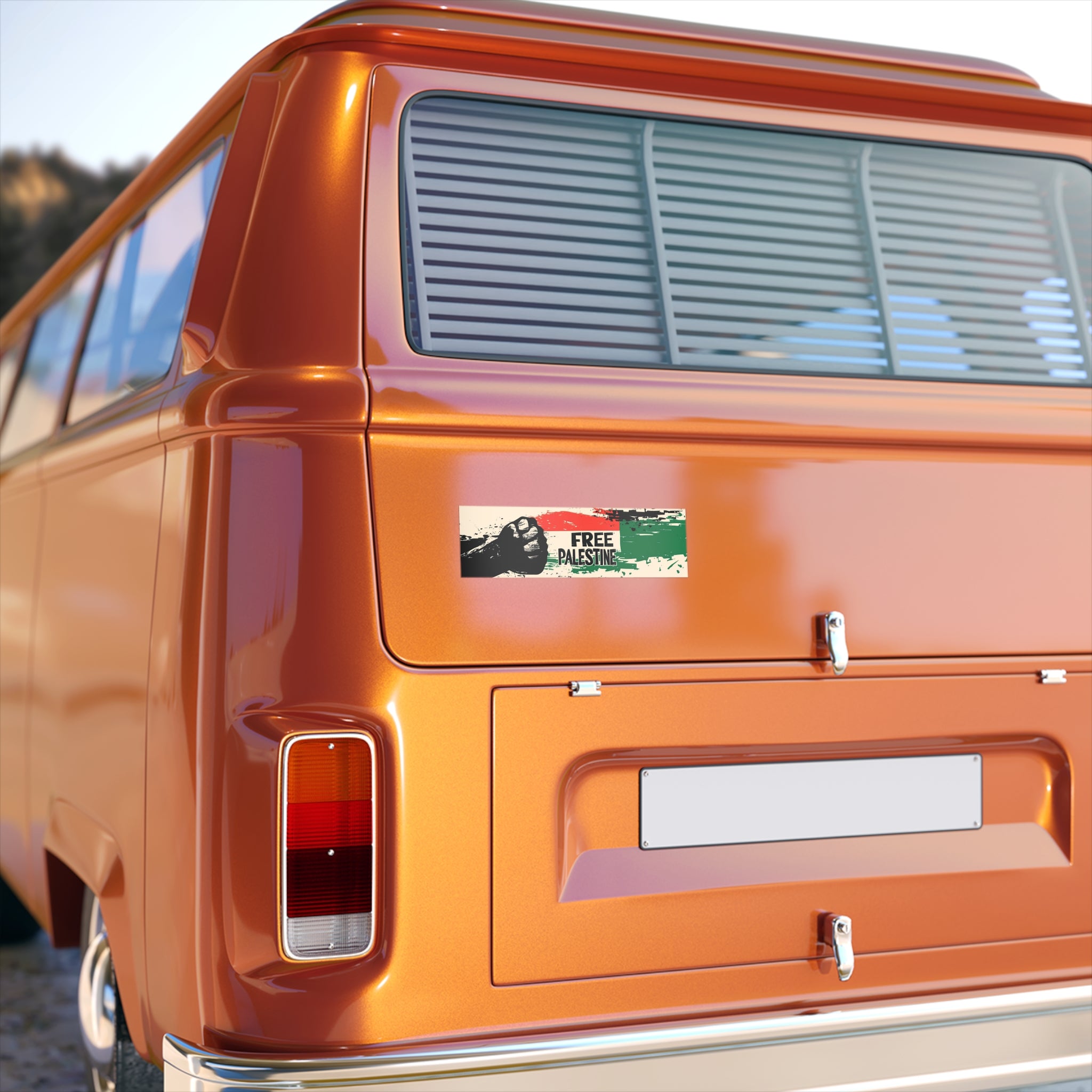 Free Palestine Car Sticker