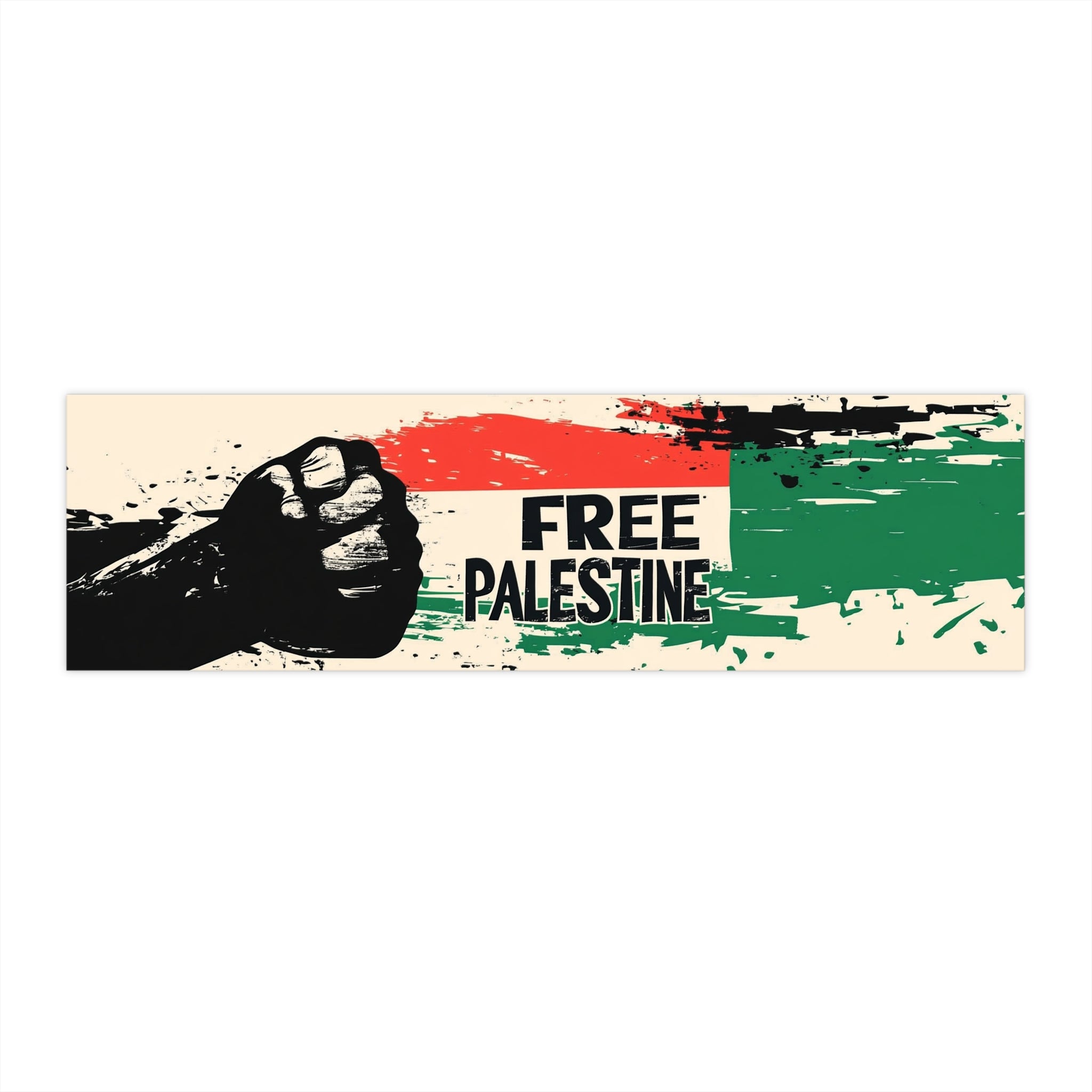 Free Palestine Car Sticker